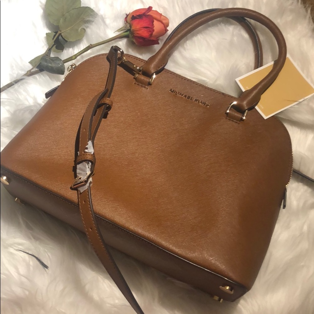 Michael Kors Dome Camel Handbag